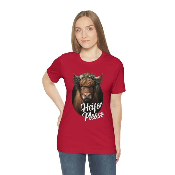 Heifer Please Highland Cow Funny T-shirt | Heifer Please | Short Sleeve Tee | 18446 12