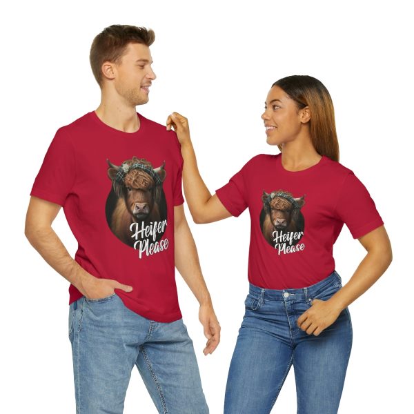 Heifer Please Highland Cow Funny T-shirt | Heifer Please | Short Sleeve Tee | 18446 17
