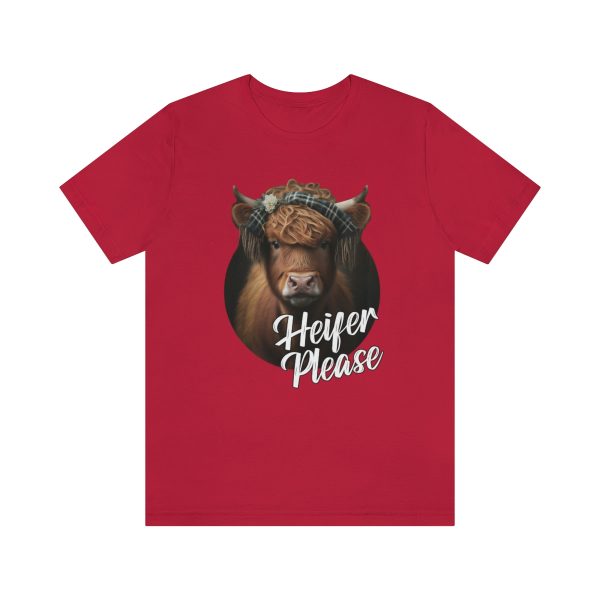 Heifer Please Highland Cow Funny T-shirt | Heifer Please | Short Sleeve Tee | 18446 9
