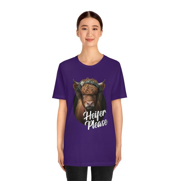 Heifer Please Highland Cow Funny T-shirt | Heifer Please | Short Sleeve Tee | 18510 10
