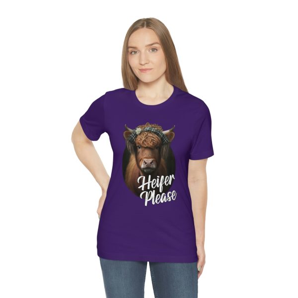 Heifer Please Highland Cow Funny T-shirt | Heifer Please | Short Sleeve Tee | 18510 12