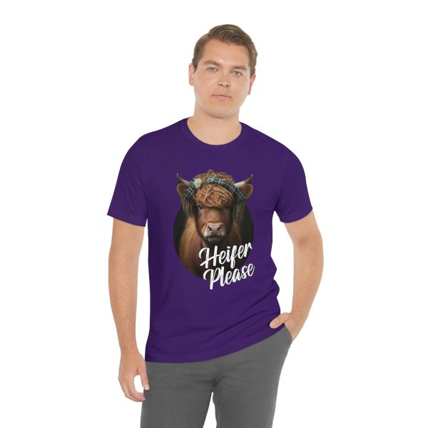 Heifer Please Highland Cow Funny T-shirt | Heifer Please | Short Sleeve Tee | 18510 13