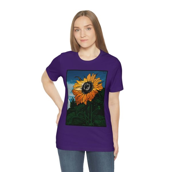 Sunflower (1919) | Unique Sunflower T-Shirt Short Sleeve Tee | 18510 3