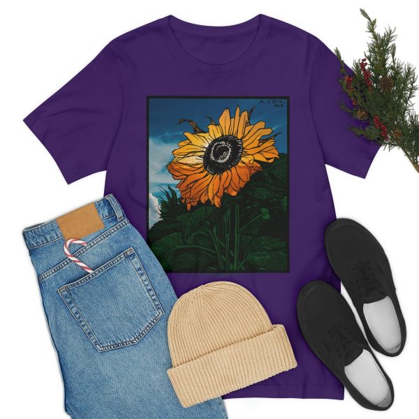 Sunflower (1919) | Unique Sunflower T-Shirt Short Sleeve Tee | 18510 6