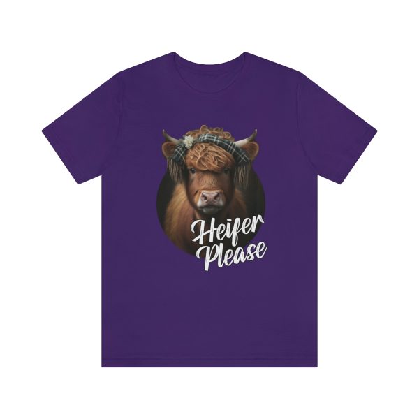 Heifer Please Highland Cow Funny T-shirt | Heifer Please | Short Sleeve Tee | 18510 9