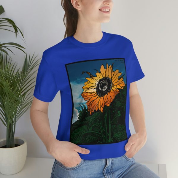 Sunflower (1919) | Unique Sunflower T-Shirt Short Sleeve Tee | 18518 5