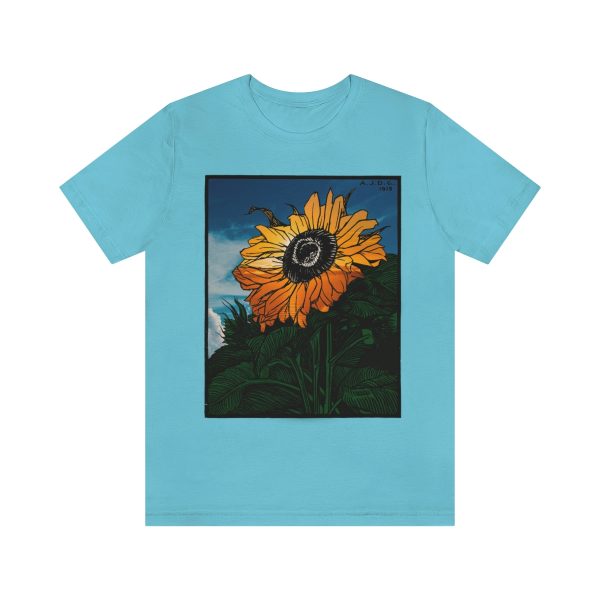 Sunflower (1919) | Unique Sunflower T-Shirt Short Sleeve Tee | 18526