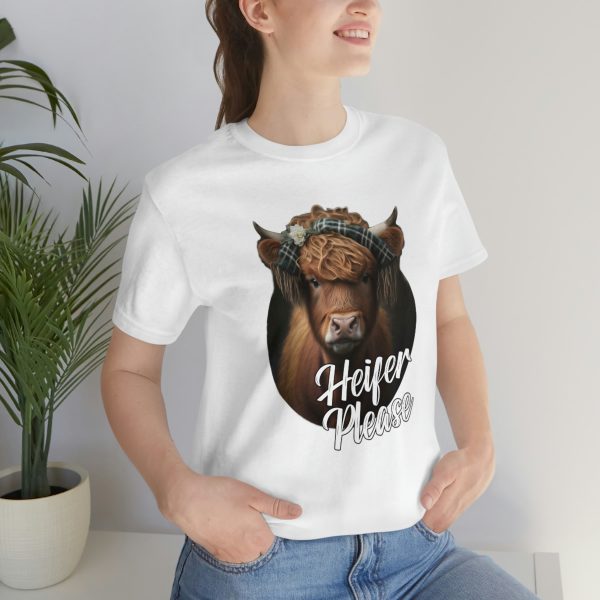 Heifer Please Highland Cow Funny T-shirt | Heifer Please | Short Sleeve Tee | 18542 14