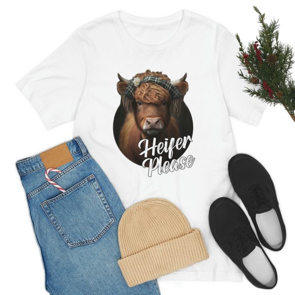 Heifer Please Highland Cow Funny T-shirt | Heifer Please | Short Sleeve Tee | 18542 15