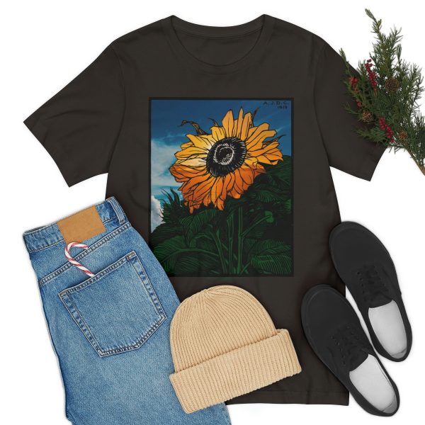 Sunflower (1919) | Unique Sunflower T-Shirt Short Sleeve Tee | 39583 6