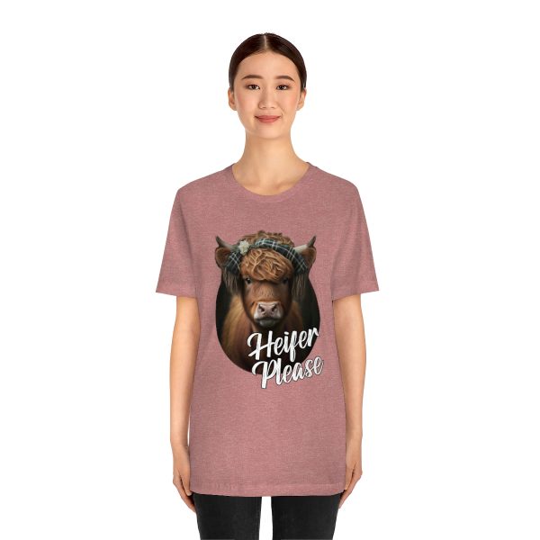 Heifer Please Highland Cow Funny T-shirt | Heifer Please | Short Sleeve Tee | 61823 10