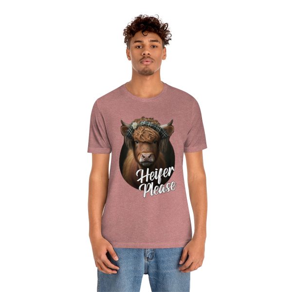 Heifer Please Highland Cow Funny T-shirt | Heifer Please | Short Sleeve Tee | 61823 11