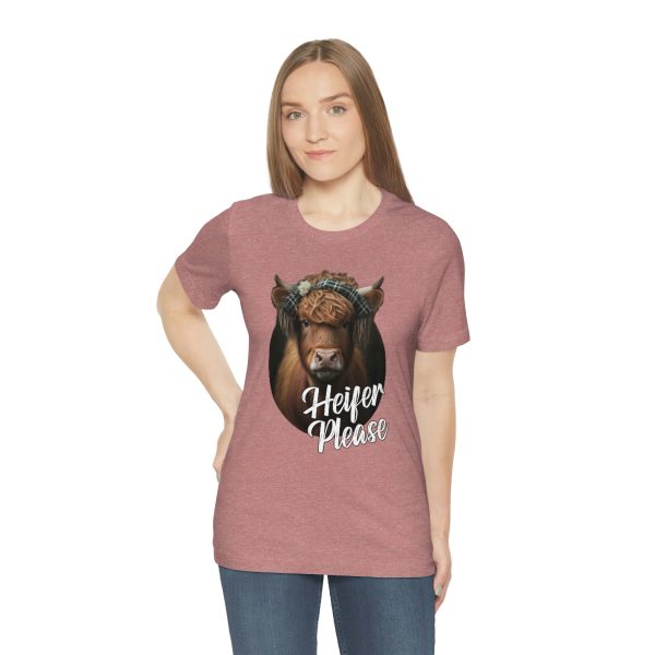 Heifer Please Highland Cow Funny T-shirt | Heifer Please | Short Sleeve Tee | 61823 12
