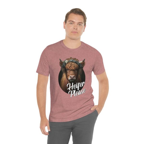 Heifer Please Highland Cow Funny T-shirt | Heifer Please | Short Sleeve Tee | 61823 13