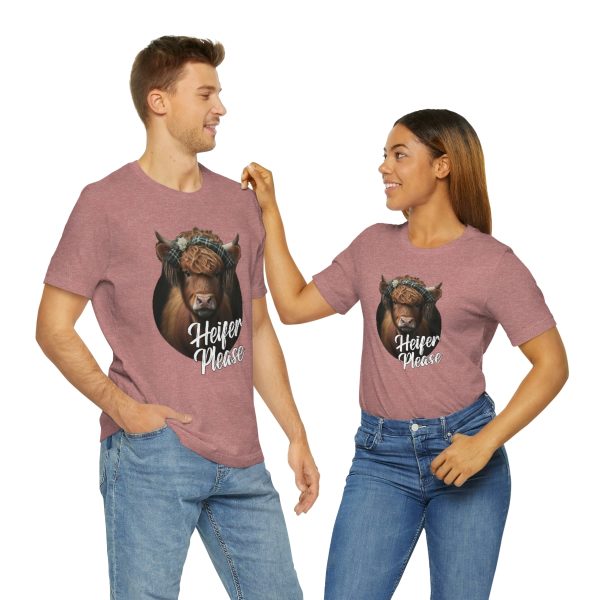 Heifer Please Highland Cow Funny T-shirt | Heifer Please | Short Sleeve Tee | 61823 17