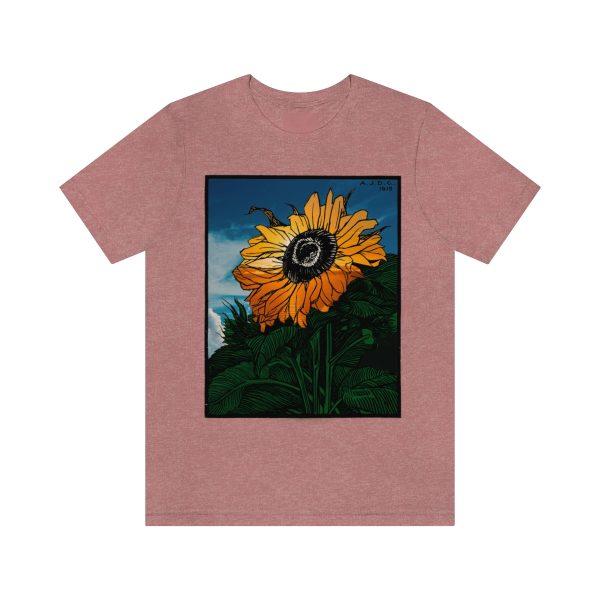 Sunflower (1919) | Unique Sunflower T-Shirt Short Sleeve Tee | 61823