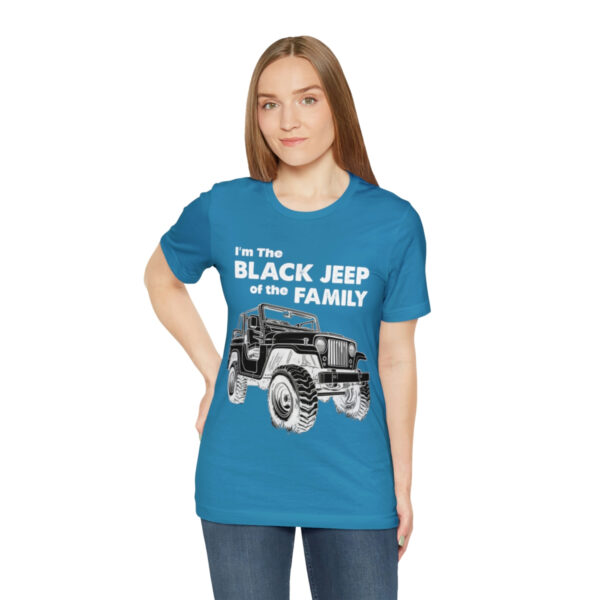 I'm The Black Jeep of the Family | Unisex Jersey Short Sleeve Tee | 18054 4