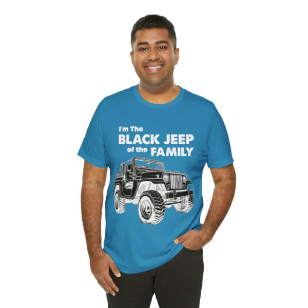 I'm The Black Jeep of the Family | Unisex Jersey Short Sleeve Tee | 18054 7