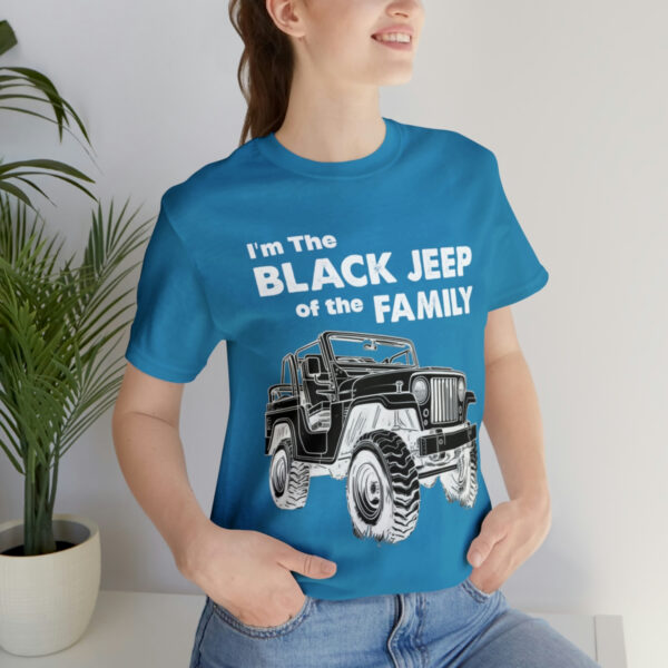 I'm The Black Jeep of the Family | Unisex Jersey Short Sleeve Tee | 18054 8