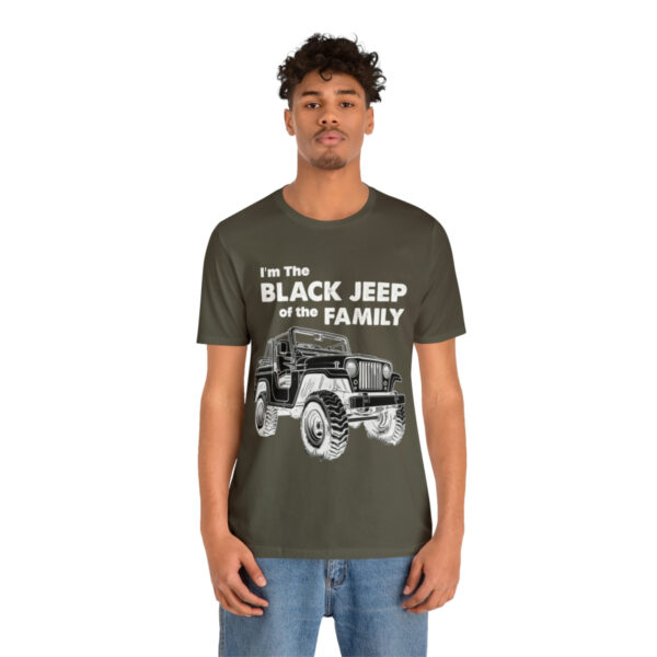 I'm The Black Jeep of the Family | Unisex Jersey Short Sleeve Tee | 18062 3