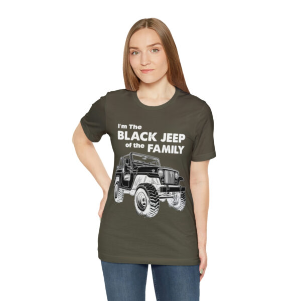 I'm The Black Jeep of the Family | Unisex Jersey Short Sleeve Tee | 18062 4