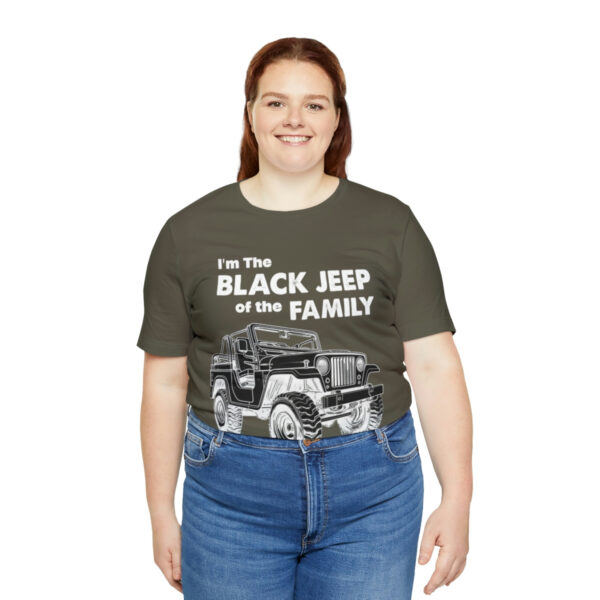 I'm The Black Jeep of the Family | Unisex Jersey Short Sleeve Tee | 18062 6