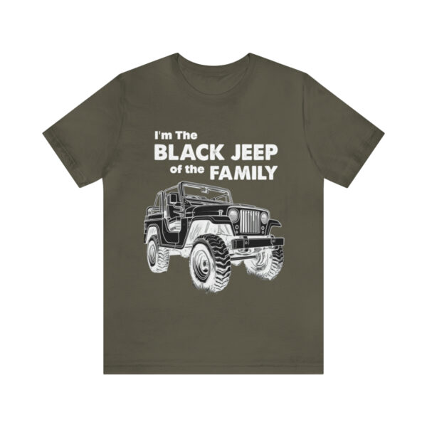 I'm The Black Jeep of the Family | Unisex Jersey Short Sleeve Tee | 18062
