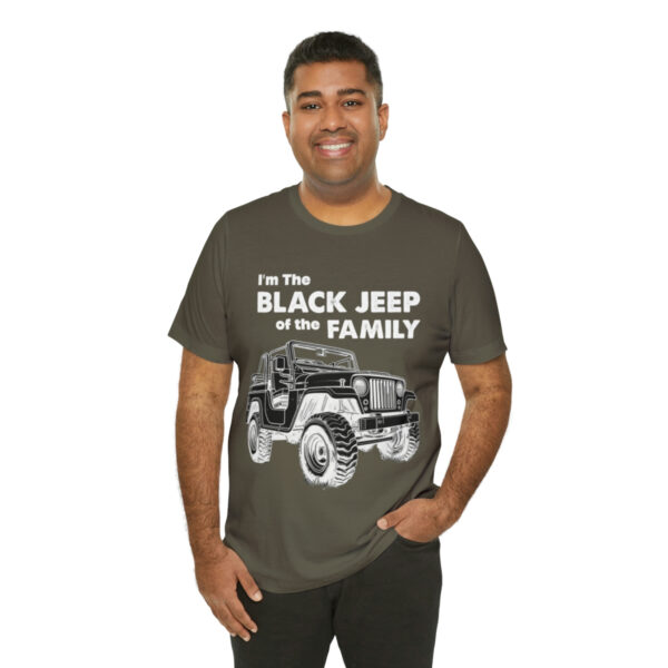 I'm The Black Jeep of the Family | Unisex Jersey Short Sleeve Tee | 18062 7