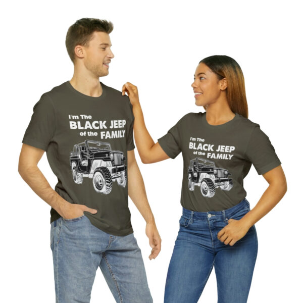 I'm The Black Jeep of the Family | Unisex Jersey Short Sleeve Tee | 18062 9