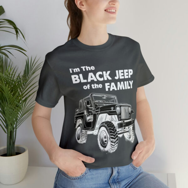 I'm The Black Jeep of the Family | Unisex Jersey Short Sleeve Tee | 18070 8