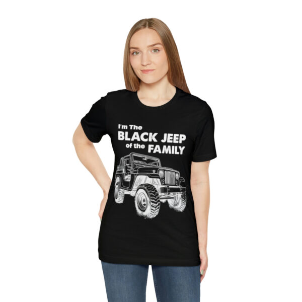 I'm The Black Jeep of the Family | Unisex Jersey Short Sleeve Tee | 18102 4