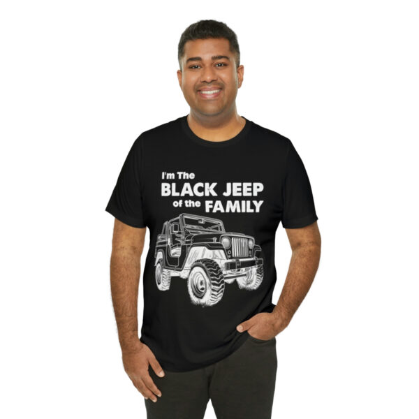 I'm The Black Jeep of the Family | Unisex Jersey Short Sleeve Tee | 18102 7