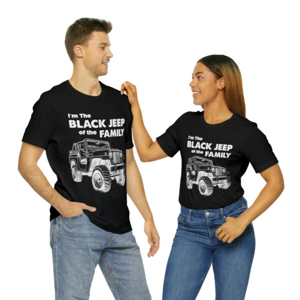 I'm The Black Jeep of the Family | Unisex Jersey Short Sleeve Tee | 18102 9