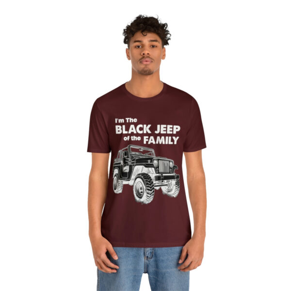 I'm The Black Jeep of the Family | Unisex Jersey Short Sleeve Tee | 18374 3