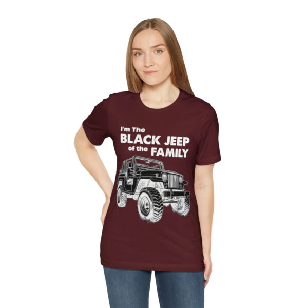 I'm The Black Jeep of the Family | Unisex Jersey Short Sleeve Tee | 18374 4