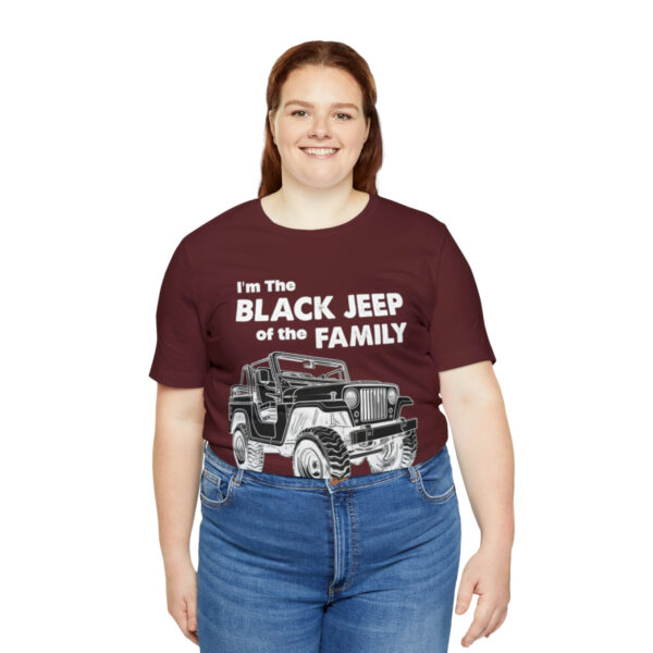 I'm The Black Jeep of the Family | Unisex Jersey Short Sleeve Tee | 18374 6