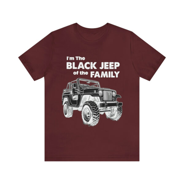 I'm The Black Jeep of the Family | Unisex Jersey Short Sleeve Tee | 18374