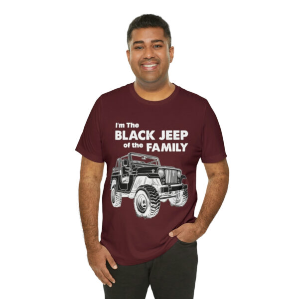 I'm The Black Jeep of the Family | Unisex Jersey Short Sleeve Tee | 18374 7