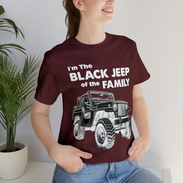 I'm The Black Jeep of the Family | Unisex Jersey Short Sleeve Tee | 18374 8