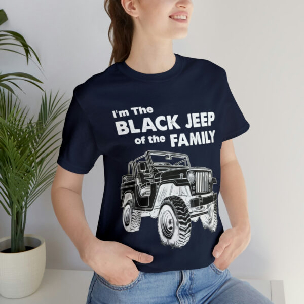 I'm The Black Jeep of the Family | Unisex Jersey Short Sleeve Tee | 18398 8