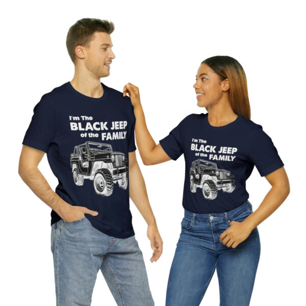 I'm The Black Jeep of the Family | Unisex Jersey Short Sleeve Tee | 18398 9