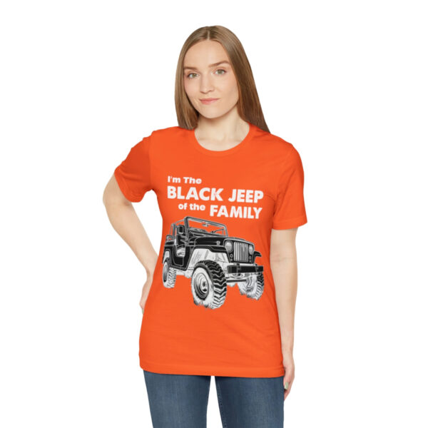 I'm The Black Jeep of the Family | Unisex Jersey Short Sleeve Tee | 18422 4