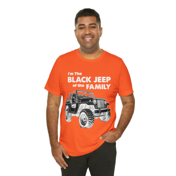 I'm The Black Jeep of the Family | Unisex Jersey Short Sleeve Tee | 18422 7