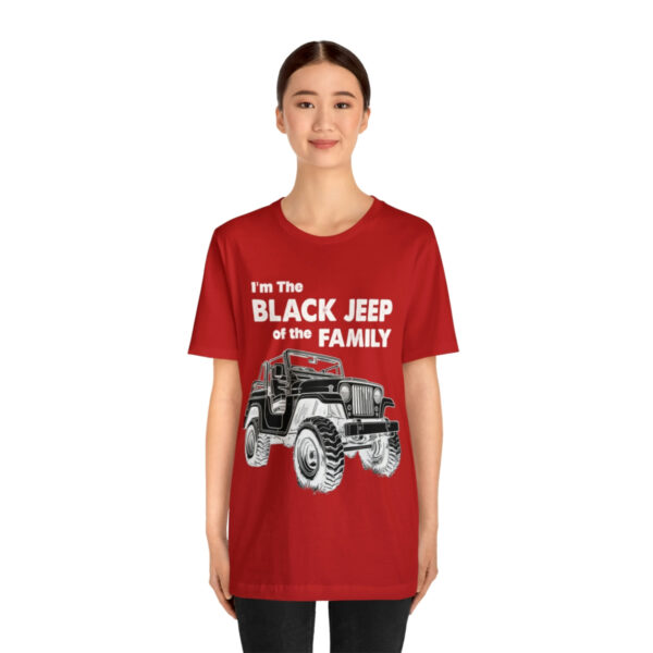 I'm The Black Jeep of the Family | Unisex Jersey Short Sleeve Tee | 18446 2