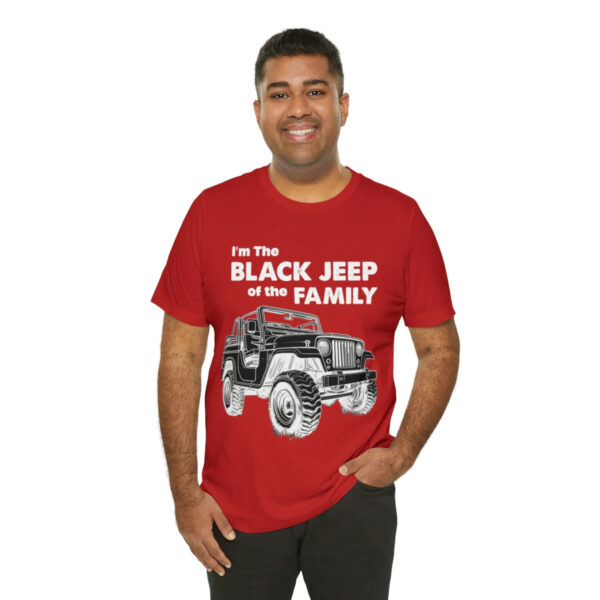 I'm The Black Jeep of the Family | Unisex Jersey Short Sleeve Tee | 18446 7