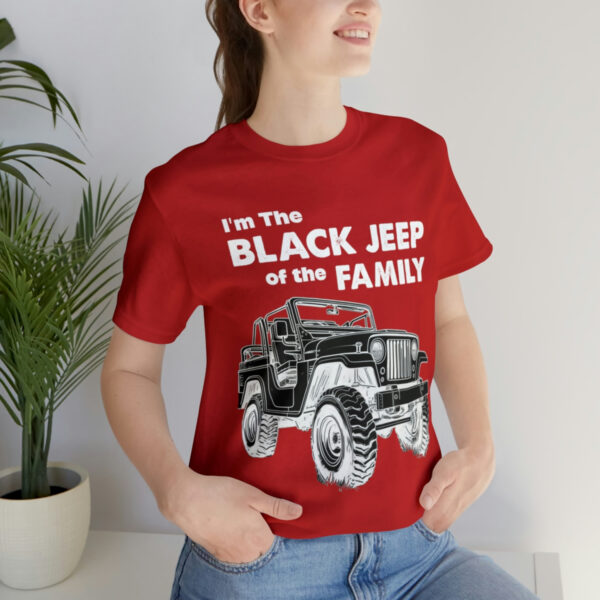 I'm The Black Jeep of the Family | Unisex Jersey Short Sleeve Tee | 18446 8