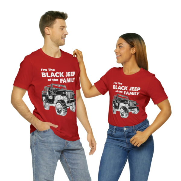 I'm The Black Jeep of the Family | Unisex Jersey Short Sleeve Tee | 18446 9