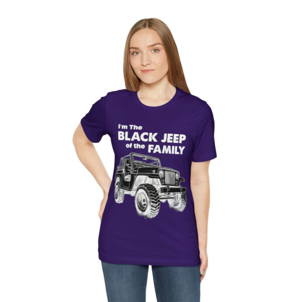 I'm The Black Jeep of the Family | Unisex Jersey Short Sleeve Tee | 18510 4