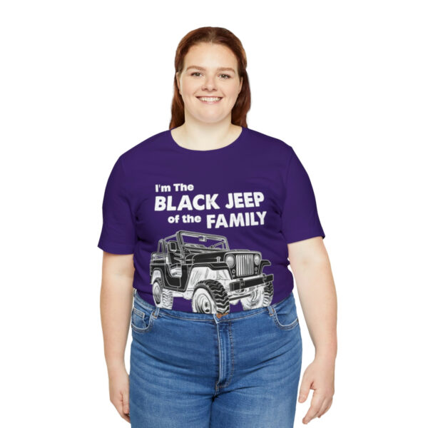 I'm The Black Jeep of the Family | Unisex Jersey Short Sleeve Tee | 18510 6