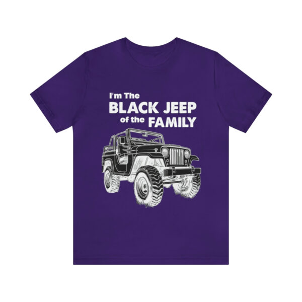 I'm The Black Jeep of the Family | Unisex Jersey Short Sleeve Tee | 18510